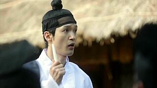 korean gisaeng park sung eun rides lee mong ryong cowgirl with e cup natural tits