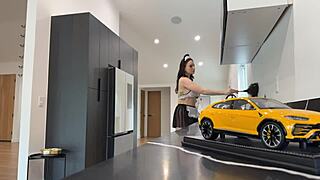 my french maid avi ana soaks my monster cock with her wet surprise