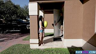 Petite Pornstar Jessica Jewels' Birthday Deepthroat Blowjob Cowgirl Cumshot Orgy