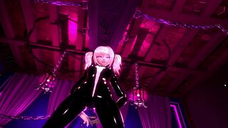 Goth girl pegs guy hard in VR BDSM!