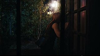 Tattooed dominatrix vampire enslaves redhead with mind control lesbian scissoring and licking