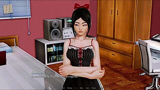 Harem hotel episode 108 blasts off with wild game hotel action!