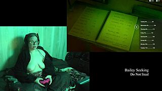 Naked brunette with big ass tits plays Night Springs