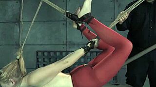 nipple clamped sub's pussy toyed hard by maledom 😈🔗