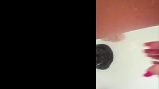 Watch my shaved milf pussy take this thick dildo deep?