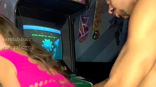Neighbor chick skips video games to let me eat her pussy
