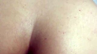 Filipina girlfriend explodes in her ass