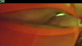 Daddy's slave whore pees panties in red lingerie heels tattooed submission