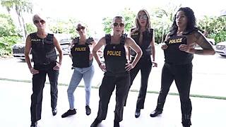 cory chase takes reverse anal gangbang from beat cops luke longly