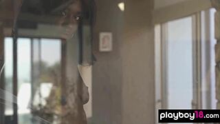 oh man... victoria's black pussy looks so hot when she strips it bare