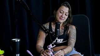 oruan kisses famous guy starts orgy in sheer red lingerie wants bi men