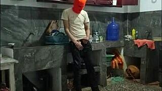 Curvy bisexual student shakes huge ass in kinky homemade roleplay