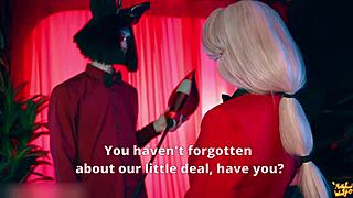 Alastor from hazbin hotel cosplay rams deepthroat cum down charlies throat mollyredwolf.