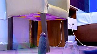 bend over like a good ebony girl and i'll fuck you squirting like my dildo?