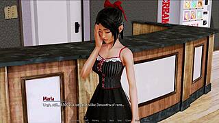 Harem hotel episode 108 blasts off with wild game hotel action!