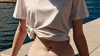 Ever wonder what lingerie modeling looks like at Sydney Opera House?