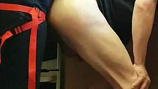 pegging boyfriend's ass kitchen to public field atm