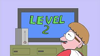 Woman relaxes casually on the living room couch