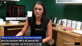 Ready to see blindfolded nurse alexis grace toy patient's bound cock backstage?