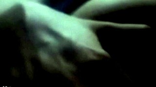 that horny schoolgirl fingers her big tits and ass in college dorm