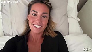 Pam Tries Huge Suction Dildo All Day French Babe