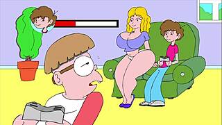 Woman relaxes casually on the living room couch