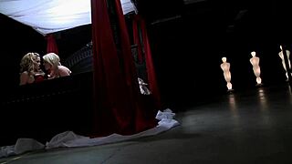 Krissy and Prinzzess' Big Tits Bounce as Blondes Stuff Pussies with Strap-On Toys