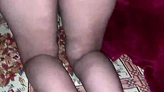 Desi wife rides hubby's small cock but craves deeper satisfaction in bed