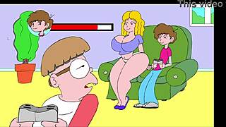 Woman relaxes casually on the living room couch