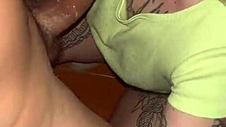 We sneak into abandoned house where girlfriend blows deep and swallows cum nastily.