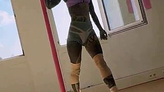 swaying on the pole feels so freeing after 2beepole's hot lessons -- inkedgirl d