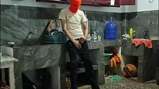 Curvy bisexual student shakes huge ass in kinky homemade roleplay