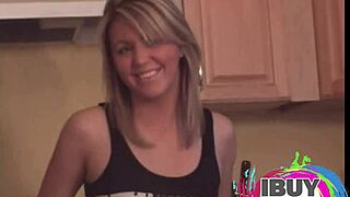 Damn, jamie spice's perfect tits look so sexy in this kitchen photoshoot!