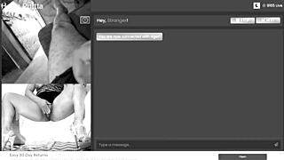 Slut begs for webcam cumshot blasts