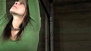 Busty Sub Tied Gagged and Whipped Brutally Hard