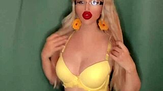 glasses belly dancer goddess sways long nails in hypnotic fetish music clip