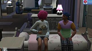 Stepbrother and stepsis Erika Acharya caught riding dad in taboo family gangbang!