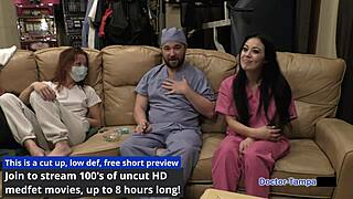 Bratty Cheerleader Blaire Celeste's Pierced Nurse Exam Turns Wild in Hospital