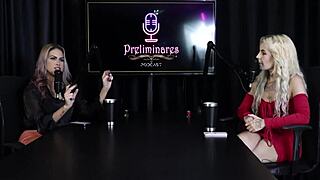 kyra sex prelims podcast with bia hot part 1 wanna see her sheer red lingerie?