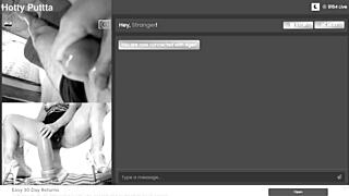 Slut begs for webcam cumshot blasts