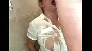 Blonde Submissive Drenched in Piss Humiliation Debut