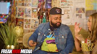 Kona Jade's Ebony Tits Bounce on Monster Cock Podcast