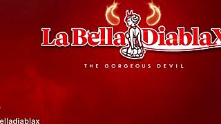 Latina goddess straps on pegs her blindfolded sissy simp hard