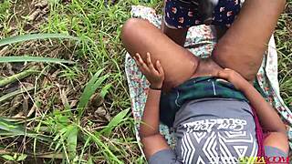 Doctor Catches Ebony Student Bending for Bush Doggystyle Fuck