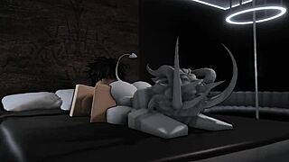 Breeding Roblox Demon Slut Bent Over Doggystyle With Big Cock