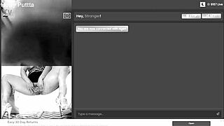 Slut begs for webcam cumshot blasts