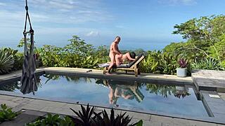 Intense Public Outdoor Fuck Captured Multiple Angles Facial Cumshot