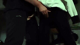 our clothed hands make us cum then each other's turn