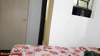 Brazilian maid lusts after boss's cock secret creampie deal