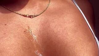 big booty brunette craves stepbro's monster cock pounding 😈 amateur couple heat 🔥 nysdel